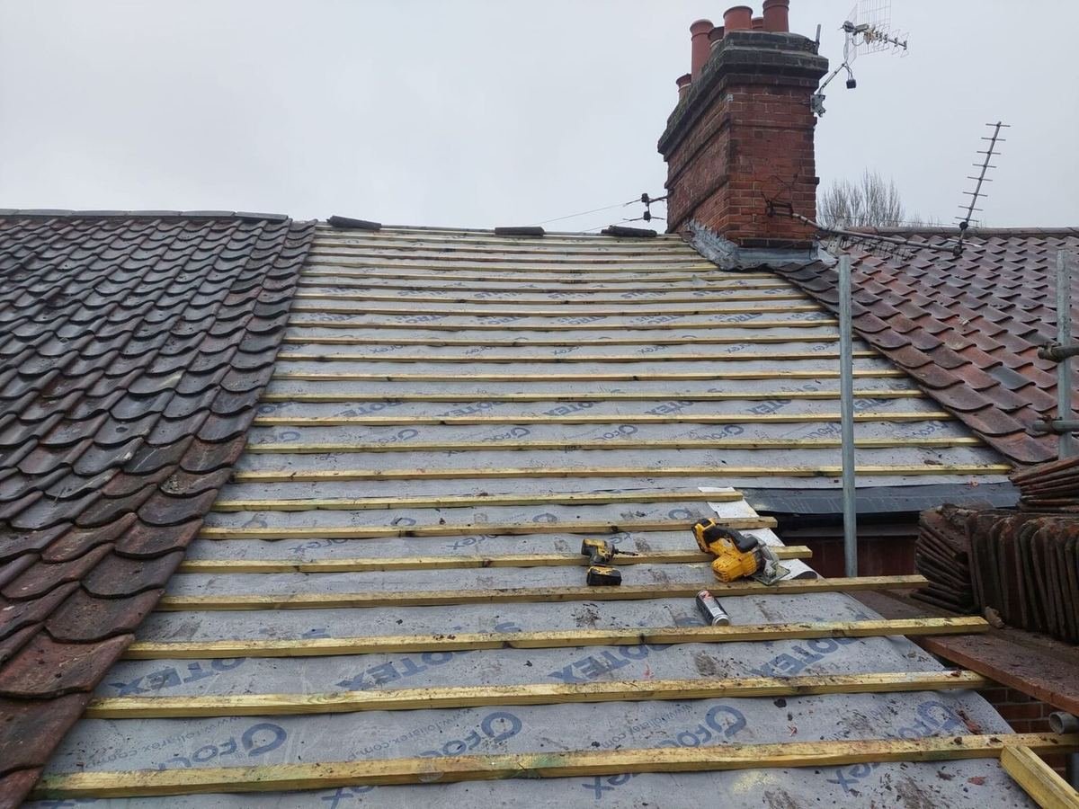 Plain Tile Re-Roof before